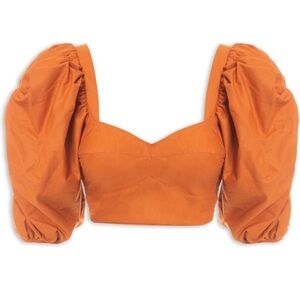 Farm Rio Cropped Mango Blouse